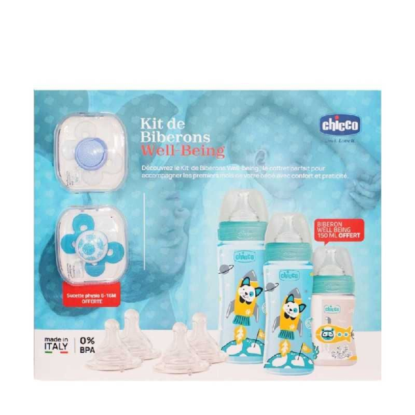 Chicco kit biberons WELL being
